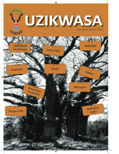 UZIKWASA Newsletter 2022
